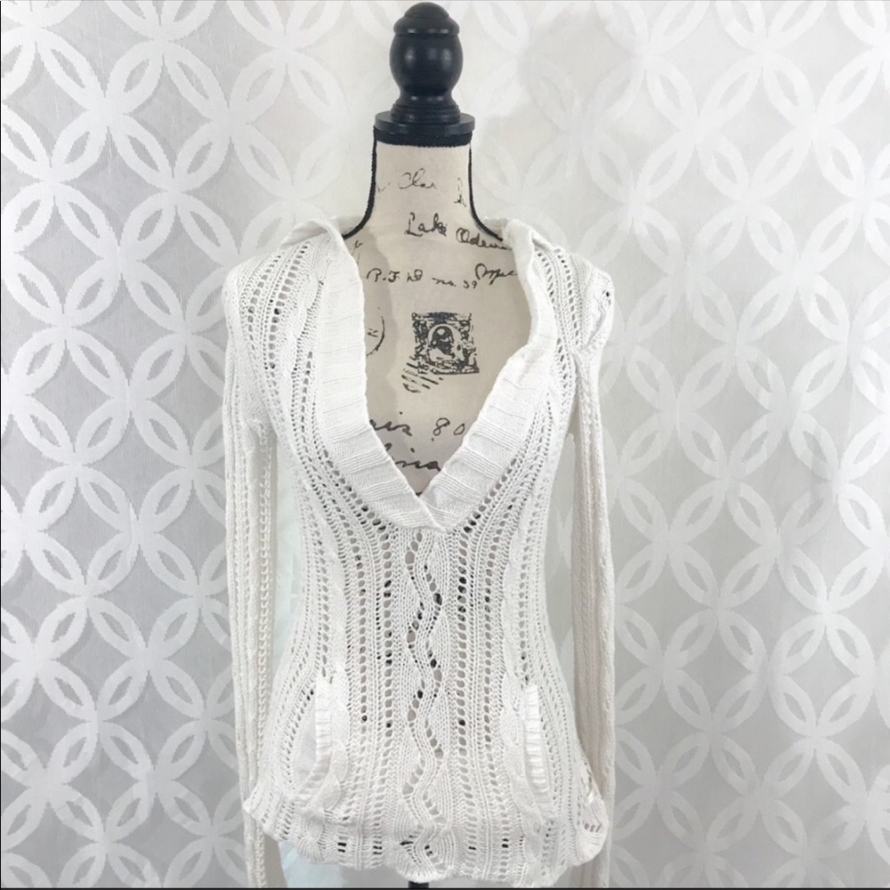 ❤️ American Eagle Outfitters Knit Hooded Sweater!!